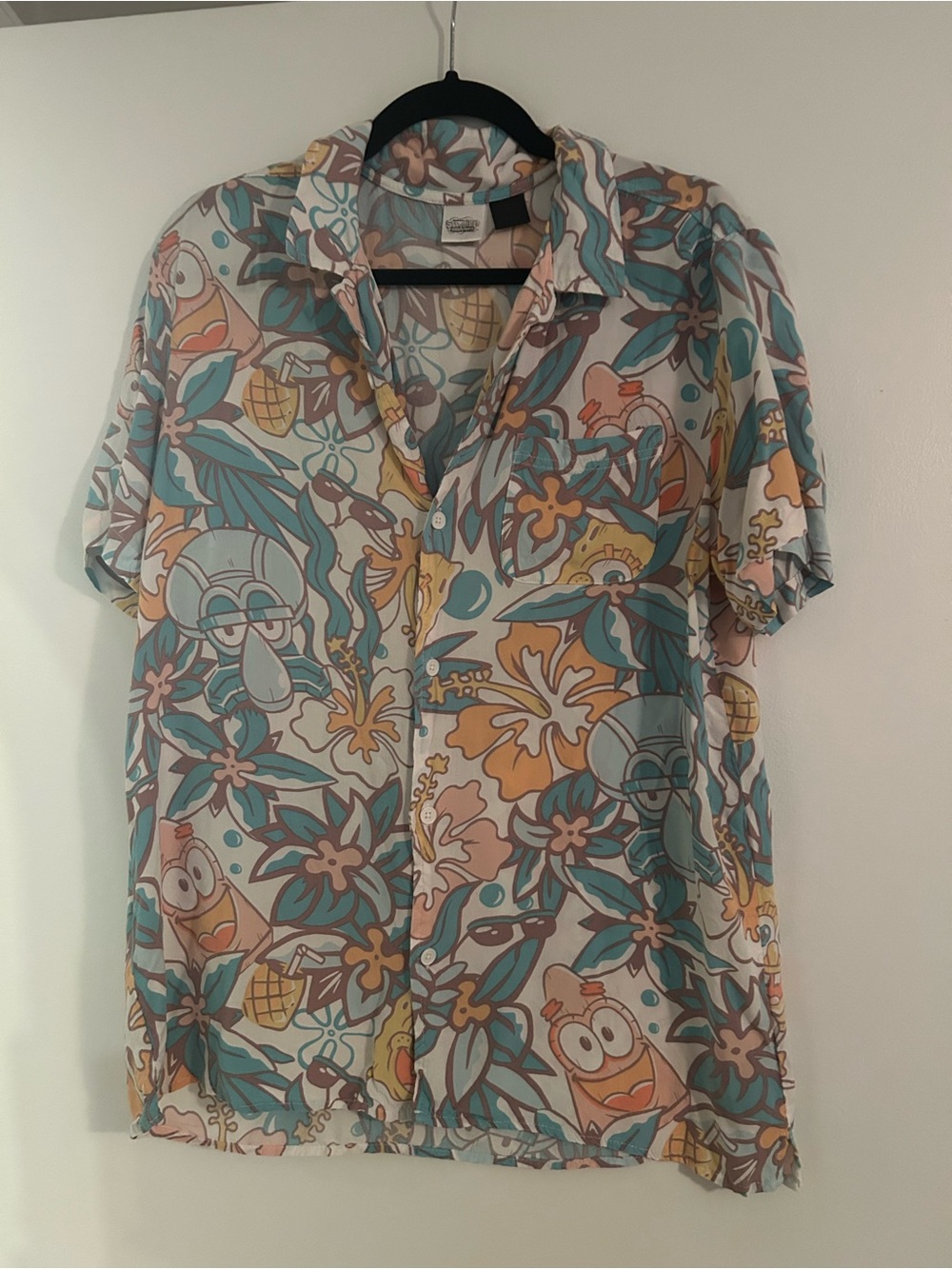 SpongeBob SquarePants Tropical Hawaiian Shirt